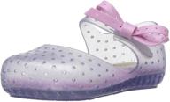 милые детские туфли mini melissa unisex-child mini furadinha x 🩰 ballet flat - стильный комфорт для ваших малышей! логотип