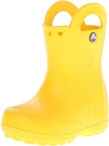 img 3 attached to 🌧️ "Кроссовки Crocs водонепроницаемые для детей, унисекс, дождевые