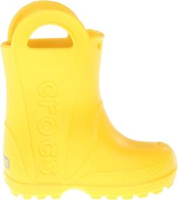 img 1 attached to 🌧️ "Кроссовки Crocs водонепроницаемые для детей, унисекс, дождевые