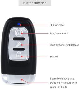 img 3 attached to 🔒 Enhanced Security & Convenience: EASYGUARD EC002-P4 Smart Key PKE Car Alarm with Engine Start Button, Keyless Entry, and Password Unlock