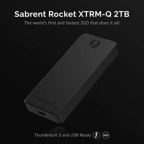 img 3 attached to Sabrent Rocket XTRM-Q 2TB Внешний SSD с Thunderbolt 3, до 2700 МБ/с в режиме Thunderbolt 3 или до 900 МБ/с в режиме USB 3.2 (SB-XTMQ-2TB)