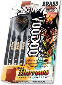 img 1 attached to 🎯 Harrows 59204 Voodoo Brass Steel Tip Dart (25g) - Sleek Black Design for Ultimate Precision