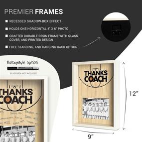 img 3 attached to 🏀 ChalkTalkSPORTS Premier Basketball Picture Frame, Appreciation Gift for Coach