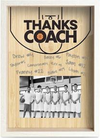 img 2 attached to 🏀 ChalkTalkSPORTS Premier Basketball Picture Frame, Appreciation Gift for Coach