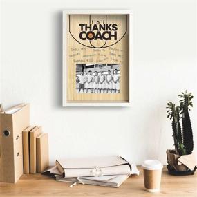 img 1 attached to 🏀 ChalkTalkSPORTS Premier Basketball Picture Frame, Appreciation Gift for Coach