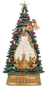 img 4 attached to TIJNN Music，Рождественские украшения в помещении，Сверкающий Санта
