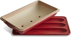 img 2 attached to 🥖 Emile Henry Burgundy Baguette Pan