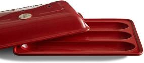 img 3 attached to 🥖 Emile Henry Burgundy Baguette Pan