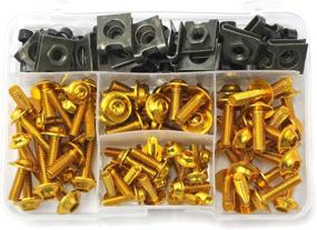 img 1 attached to JOYON Motorcycle Universal Fasteners Sportbike Motorcycle & Powersports