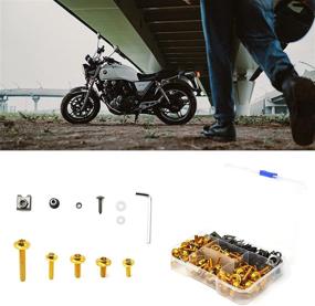 img 3 attached to JOYON Motorcycle Universal Fasteners Sportbike Motorcycle & Powersports