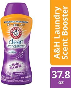 img 2 attached to Arm & Hammer Clean Scentsations In-wash Freshness Booster, Odor Blaster - Sample Size, 37.8 Ounce: Boost Your Laundry's Freshness!