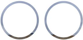 img 1 attached to 🔊 Ferreus Industries Polished Stainless Speaker Ring Trim for 2007-2013 Toyota FJ Cruiser OTH-102-09