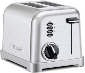 img 3 attached to 🍞 Cuisinart CPT-160: Sleek 2-Slice Metal Classic Toaster in Brushed Stainless Steel