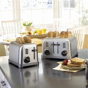 img 2 attached to 🍞 Cuisinart CPT-160: Sleek 2-Slice Metal Classic Toaster in Brushed Stainless Steel