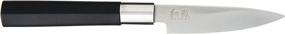 img 3 attached to 🔪 Kai Wasabi Black Paring Knife - 4-Inch: Precision Cutting Tool for Every Kitchen Task