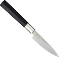 🔪 kai wasabi black paring knife - 4-inch: precision cutting tool for every kitchen task logo