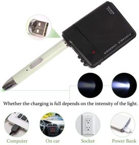 img 2 attached to 💎 N&T NIETING Diamond Painting Pen: USB Rechargeable, LED Drill Pen, 5D Accessories with 2 Modes & Storage Case