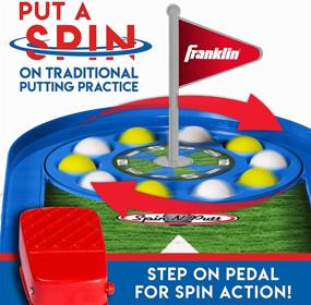 img 1 attached to 🏌️ Franklin Sports Mini Putt Golf Game for Kids - Spin and Putt Electronic Putting Game - Indoor Mini Golf Set for Kids + Toddlers - Putter and Balls Included