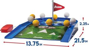 img 2 attached to 🏌️ Franklin Sports Mini Putt Golf Game for Kids - Spin and Putt Electronic Putting Game - Indoor Mini Golf Set for Kids + Toddlers - Putter and Balls Included