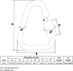 img 2 attached to 🧗 Enhance Your Slackline Experience with Obstacle Training Course Hanging Loops - Perfect for Slacklines up to 2.0'' with Large 5/16 Delta Quick Links