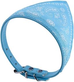 img 1 attached to Cosmos Pet Bandana: Stylish Puppy Dog Scarf with Adjustable Buckle for Dog & Cat Decor - Pack of 6