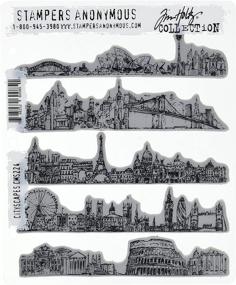 img 1 attached to Stampers Holtz Cling Rubber Cityscapes