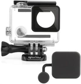 img 4 attached to 📸 Clear Transparent Waterproof Dive Housing Case for GoPro Hero 4, GoPro Hero 3, and GoPro Hero 3+ Action Camera - Up to 40 Meters (131 feet) Underwater