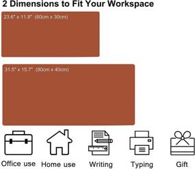img 3 attached to 📚 SUJAYU Two-in-One PU Leather Desk Pad: Enhancing Productivity and Style