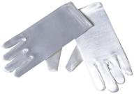 short satin gloves child sizes girls' accessories logo