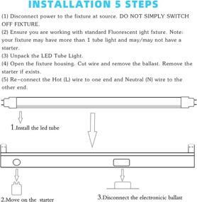 img 2 attached to 💡 4-Pack of Replacement Daylight Fluorescent Light Bulbs