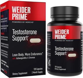 img 4 attached to 💪 Добавка Weider Prime для повышения уровня тестостерона: оптимизация уровня тестостерона, укрепление силы и развитие мышц - 120 капсул.