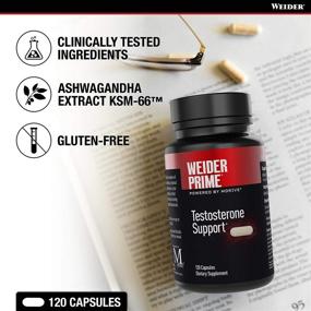 img 1 attached to 💪 Weider Prime Testosterone Supplement: Optimize Testosterone Levels, Enhance Strength and Muscle Development - 120 Capsules