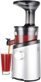 img 4 attached to 🍏 Hurom H101 Easy Clean Masticating Slow Juicer - Matte Silver: Revolutionize Your Juicing Experience with Effortless Cleaning!