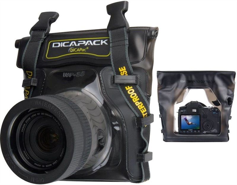 dicapac wp s5 waterproof digital cameras 로고