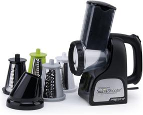 img 4 attached to 🥗 Presto 02970 SaladShooter Pro Electric Slicer/Shredder, Black - Enhanced SEO