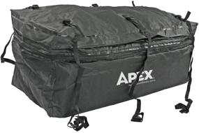 img 4 attached to Rage Powersports 60-Inch Waterproof Hitch Cargo Carrier Rack Bag: Expandable Height for Ultimate Versatility