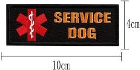 img 2 attached to 🐾 Vevins Service Dog Patches for Vest - K9 in Training Hook and Loop Tag - Embroidered Morale Patches for Tactical Dog Harness Backpack: Enhance Your Service Dog's Vest with Quality Patches