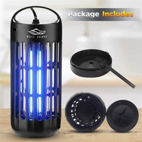 img 2 attached to 9W & 1000V White Kaiman Bug Zapper Insect Killer Lamp - Ideal for Standard Size Rooms or Covered Patios