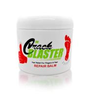 👣 crack blaster repair balm: multi-purpose dry skin treatment for cracked heels, dry hands, fingers, and elbows | fragrance-free intense repair therapy for dry, cracked skin logo