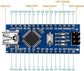 img 2 attached to 🛠️ Плата микроконтроллера Hosyond Nano V3.0 ATmega328P/CH340 5V 16M - совместима с Arduino IDE для улучшенной оптимизации поисковой системы (SEO).