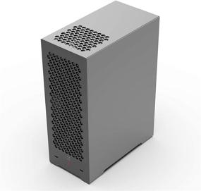 img 3 attached to C1 Micro ATX Computer Case: 2021 Full Tower Aluminum Alloy Design with Large Side Panel, For Mini MATX ITX Gaming Builds - Supports In-Line Long Graphics Cards, ATX Power Supply and 240 Water-Cooled Setup, Plus Ample Space for Large Hard Drives