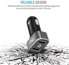 img 2 attached to 🔌 UNU Quick Charge 3.0 Car Charger: Dual USB 36W Power Charger for Samsung Galaxy, iPhone Xs Max, Xs, Xr and More Devices