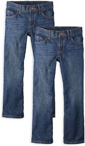 img 4 attached to 👖 Boys Bootcut Jeans for Children's Place - Boys' Clothing and Denim