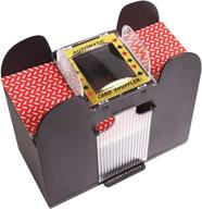 🃏 silly goose games electric battery operated automatic card shuffler - 2, 4, or 6 deck - ideal for poker and blackjack логотип