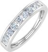 carat channel diamond wedding white women's jewelry logo