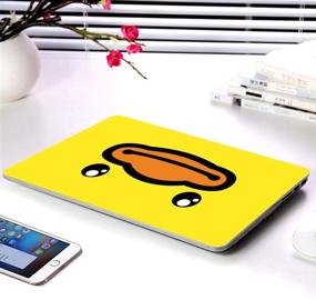 img 2 attached to HRH Yellow Duck Head Design PC Hard Cover For MacBook New Pro 13 Case M1 A2338 With Touch Bar A2159 A1706 A1989/A2289/A2251/A2338 Without Touch Bar A1708 A1988(2020 2019 2018 2017 2016 Release)