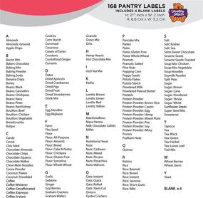 img 1 attached to 🏷️ Lovable Labels Farmhouse/Minimalist Pantry Labels: 168 Dishwasher Safe Container Labels for Organized Pantry Storage.