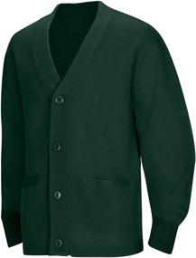 img 2 attached to 👕 CLASSROOM Uniform Cardigan Sweater: Premium Medium Boys' Clothing Sweater for Class