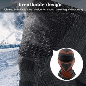 img 2 attached to Ultimate Protection with the Newest Balaclava Face Mask: Stay Warm and Windproof on the Slopes! Best Winter Gear for Men and Women