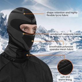 img 3 attached to Ultimate Protection with the Newest Balaclava Face Mask: Stay Warm and Windproof on the Slopes! Best Winter Gear for Men and Women